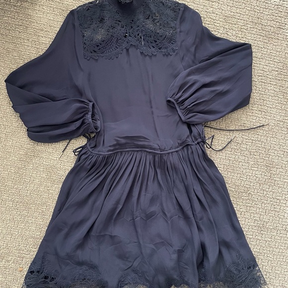 NWT silk blend dress. Magali Pascal/Anthropologie🌺 - Picture 10 of 12